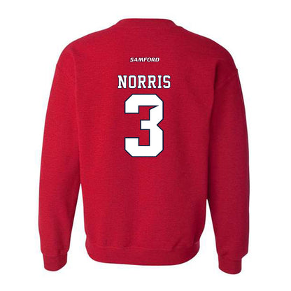 Samford - NCAA Men's Basketball : Keaton Norris - Crewneck Sweatshirt-1