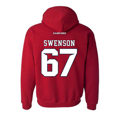 Samford - NCAA Football : Thayne Swenson - Classic Shersey Hooded Sweatshirt-1
