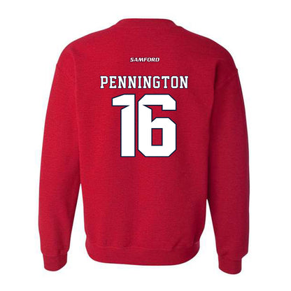Samford - NCAA Football : Cooper Pennington - Classic Shersey Crewneck Sweatshirt-1