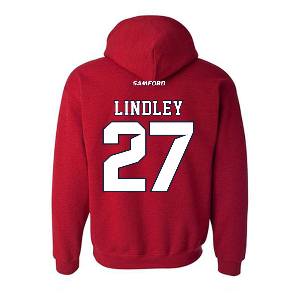 Samford - NCAA Football : Zamarcus Lindley - Classic Shersey Hooded Sweatshirt-1