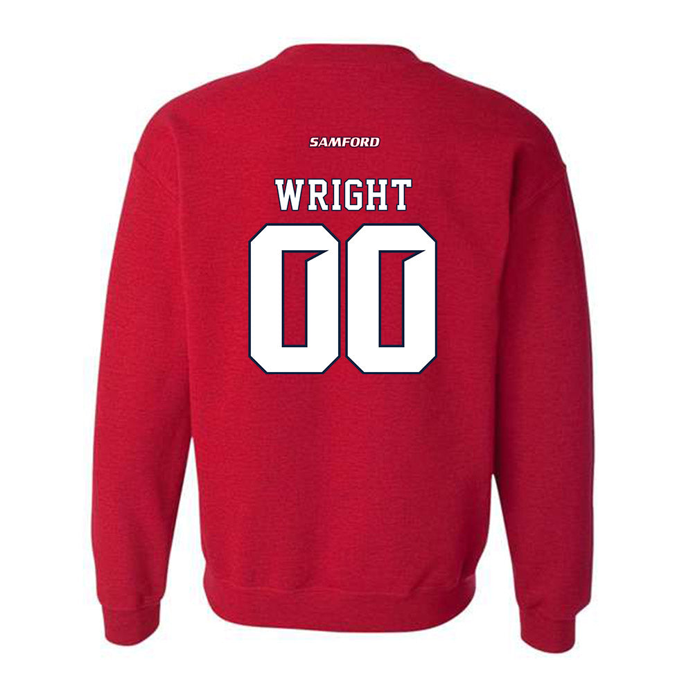 Samford - NCAA Women's Soccer : Abby Wright - Crewneck Sweatshirt-1