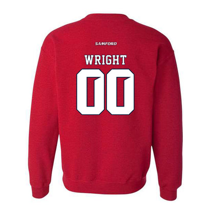 Samford - NCAA Women's Soccer : Abby Wright - Crewneck Sweatshirt-1