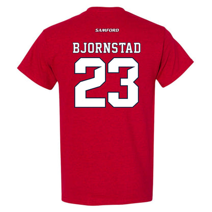 Samford - NCAA Women's Basketball : Kayte Madison Bjornstad - Classic Shersey T-Shirt-1