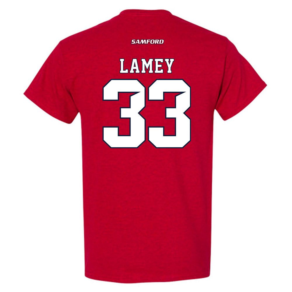 Samford - NCAA Men's Basketball : Zach Lamey - T-Shirt-1