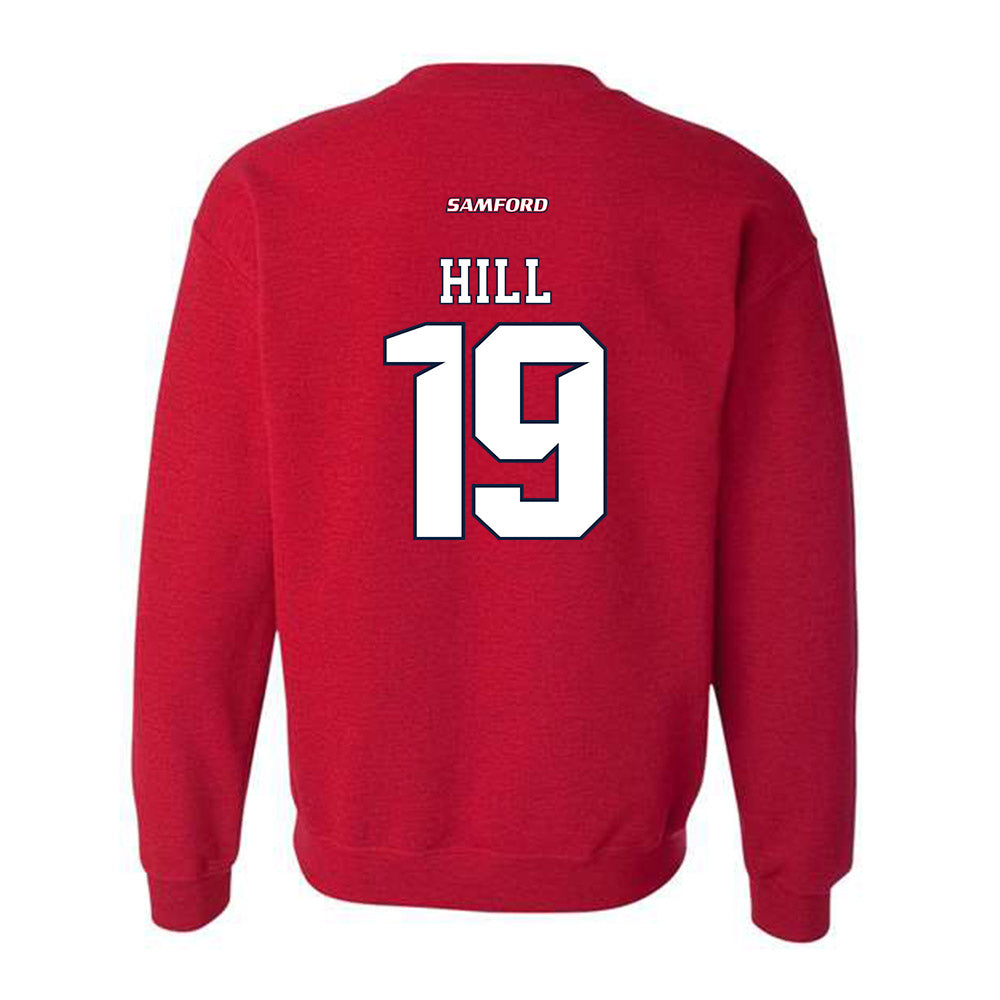 Samford - NCAA Baseball : Cason Hill - Classic Shersey Crewneck Sweatshirt-1
