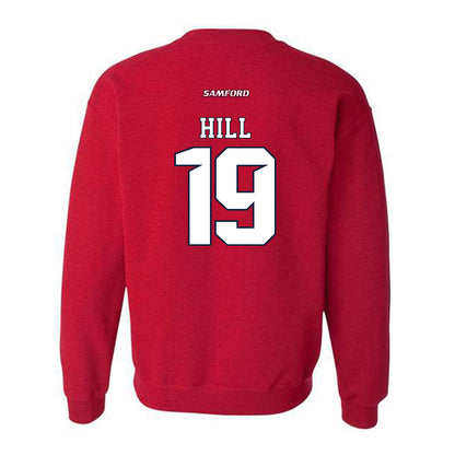 Samford - NCAA Baseball : Cason Hill - Classic Shersey Crewneck Sweatshirt-1
