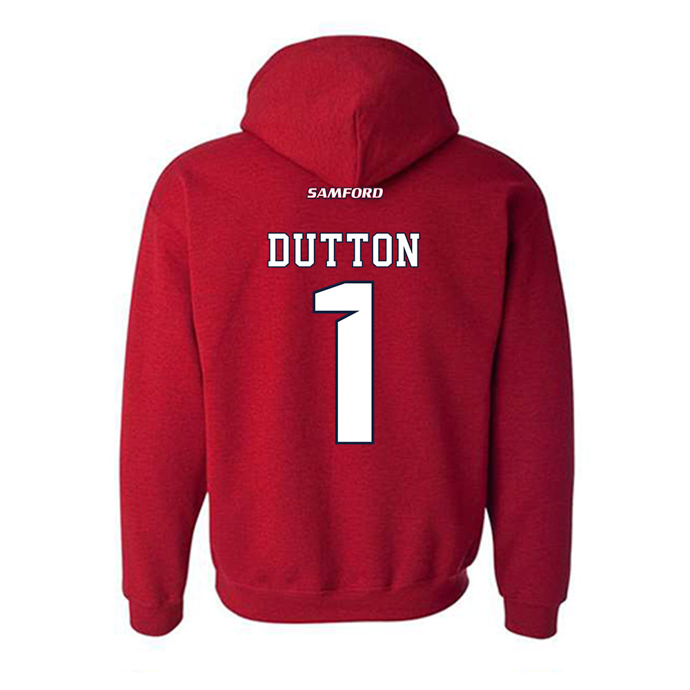 Samford - NCAA Baseball : Pierce Dutton - Classic Shersey Hooded Sweatshirt-1