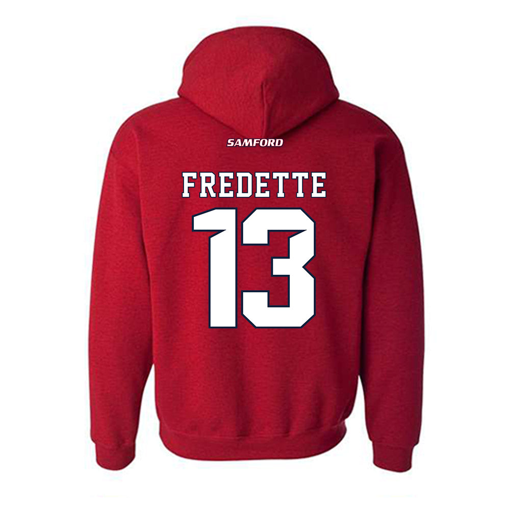 Samford - NCAA Baseball : Michael Fredette - Classic Shersey Hooded Sweatshirt-1