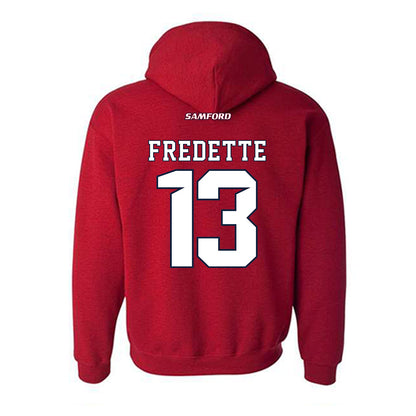 Samford - NCAA Baseball : Michael Fredette - Classic Shersey Hooded Sweatshirt-1