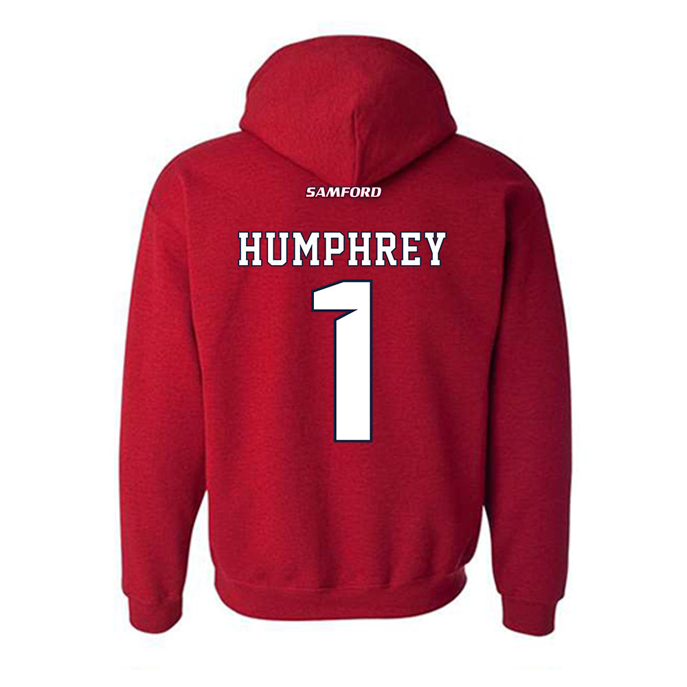 Samford - NCAA Men's Basketball : DaJion Humphrey - Hooded Sweatshirt-1