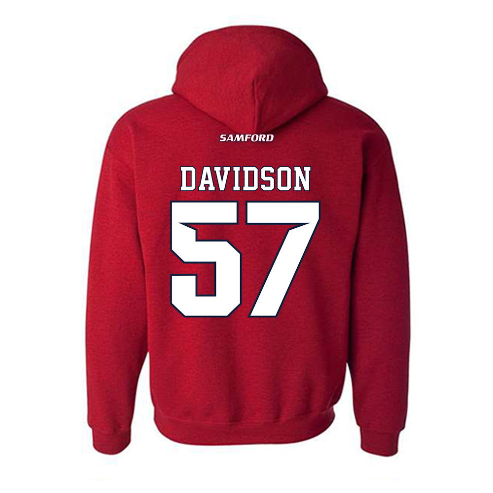Samford - NCAA Football : Web Davidson - Hooded Sweatshirt-1