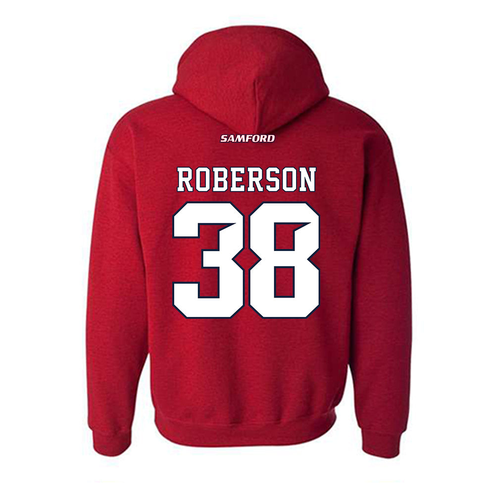 Samford - NCAA Football : Michael Roberson - Classic Shersey Hooded Sweatshirt-1