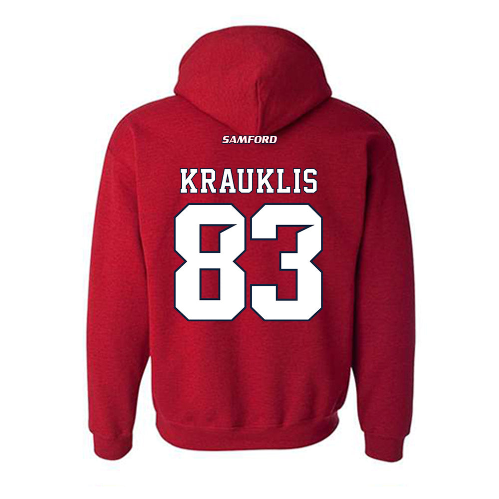 Samford - NCAA Football : Hudson Krauklis - Hooded Sweatshirt-1
