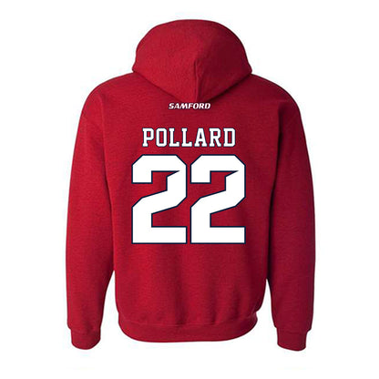 Samford - NCAA Men's Basketball : Jaxon Pollard - Hooded Sweatshirt-1