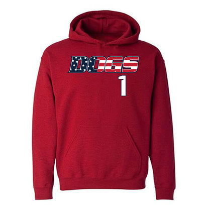 Samford - NCAA Baseball : Pierce Dutton - Classic Shersey Hooded Sweatshirt-0