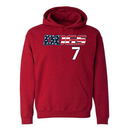 Samford - NCAA Men's Basketball : JD Gossett - Hooded Sweatshirt-0