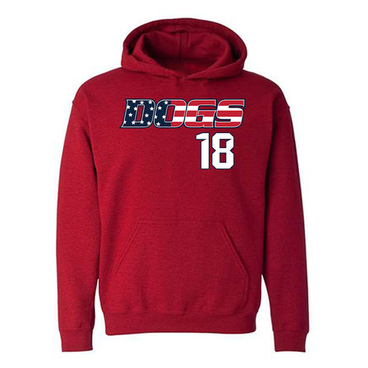 Samford - NCAA Women's Volleyball : Maggie Kalisz - Classic Shersey Hooded Sweatshirt-0