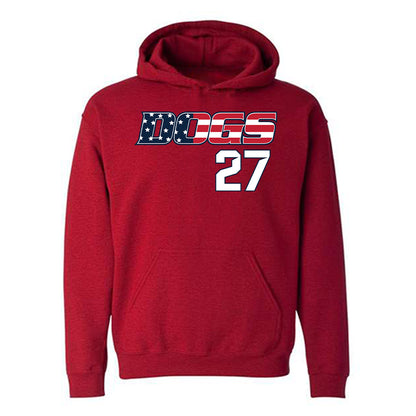 Samford - NCAA Football : Zamarcus Lindley - Classic Shersey Hooded Sweatshirt-0