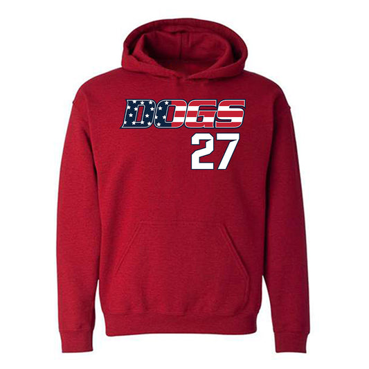 Samford - NCAA Football : Zamarcus Lindley - Classic Shersey Hooded Sweatshirt-0