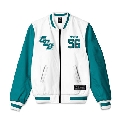 Coastal Carolina - NCAA Football : Obinna Onwuka - Bomber Jacket-0