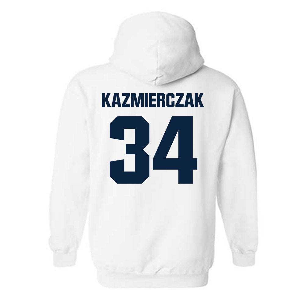 MCLA - NCAA Men's Basketball : Nicholas Kazmierczak - Classic Shersey Hooded Sweatshirt-1