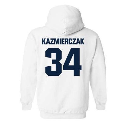 MCLA - NCAA Men's Basketball : Nicholas Kazmierczak - Classic Shersey Hooded Sweatshirt-1