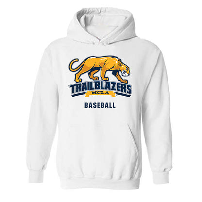 MCLA - NCAA Baseball : Owen Chizmadia - Classic Shersey Hooded Sweatshirt-0