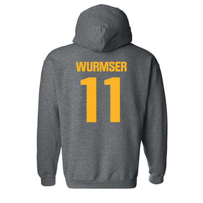 MCLA - NCAA Women's Ice Hockey : Isabelle Wurmser - Classic Shersey Hooded Sweatshirt-1
