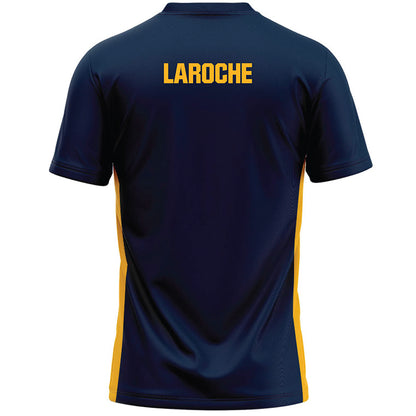 MCLA - NCAA Women's Cross Country : Natalie LaRoche - Navy Lacrosse Jersey -1
