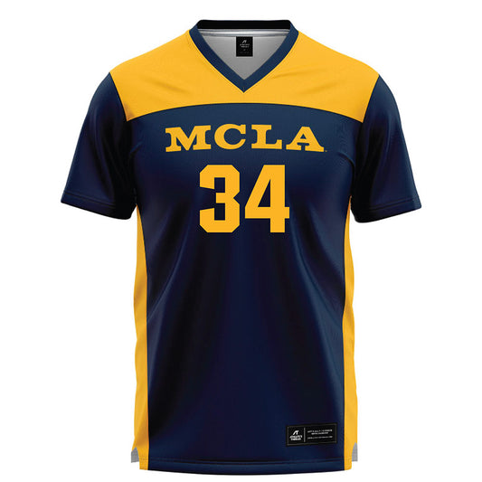 MCLA - NCAA Men's Basketball : Nicholas Kazmierczak - Navy Lacrosse Jersey -0