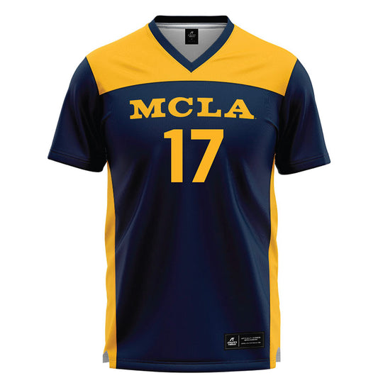 MCLA - NCAA Baseball : Owen Chizmadia - Navy Lacrosse Jersey -0