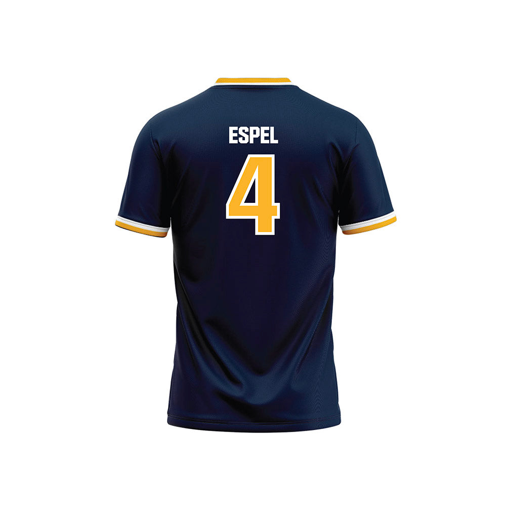 MCLA - NCAA Softball : Alexandra Espel - Navy Baseball Jersey-1
