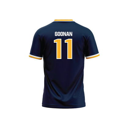 MCLA - NCAA Softball : Gabrielle Goonan - Navy Baseball Jersey-1