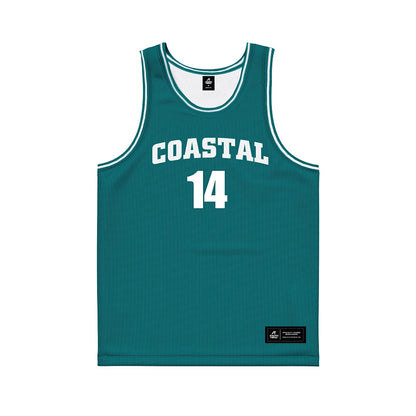 Coastal Carolina - NCAA Men's Basketball : Jerry Ngopot - Basketball Jersey-0