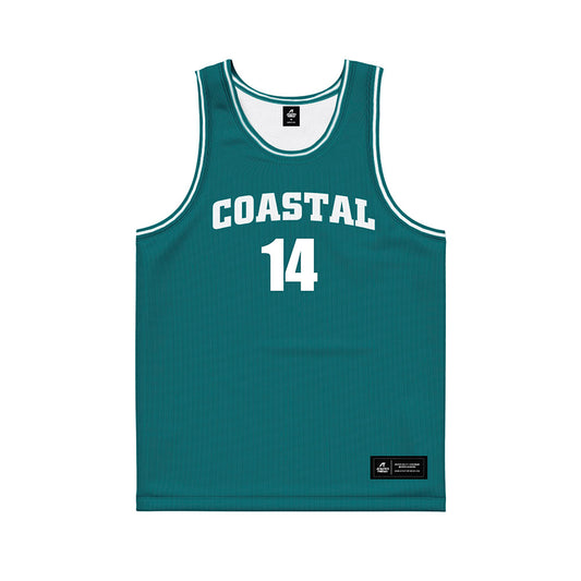Coastal Carolina - NCAA Men's Basketball : Jerry Ngopot - Basketball Jersey-0