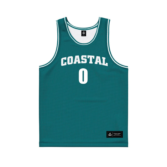 Coastal Carolina - NCAA Men's Basketball : Trey Perry - Basketball Jersey-0