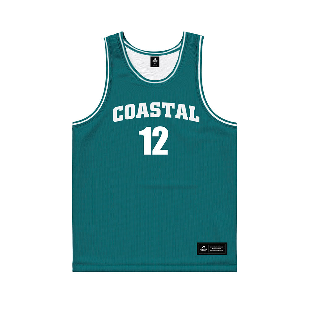 Coastal Carolina - NCAA Men's Basketball : Devin Brown - Basketball Jersey-0