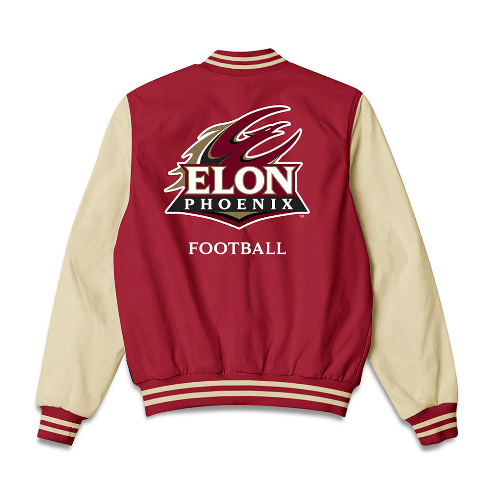 Elon - NCAA Football : Tanner Payne - Bomber Jacket-1