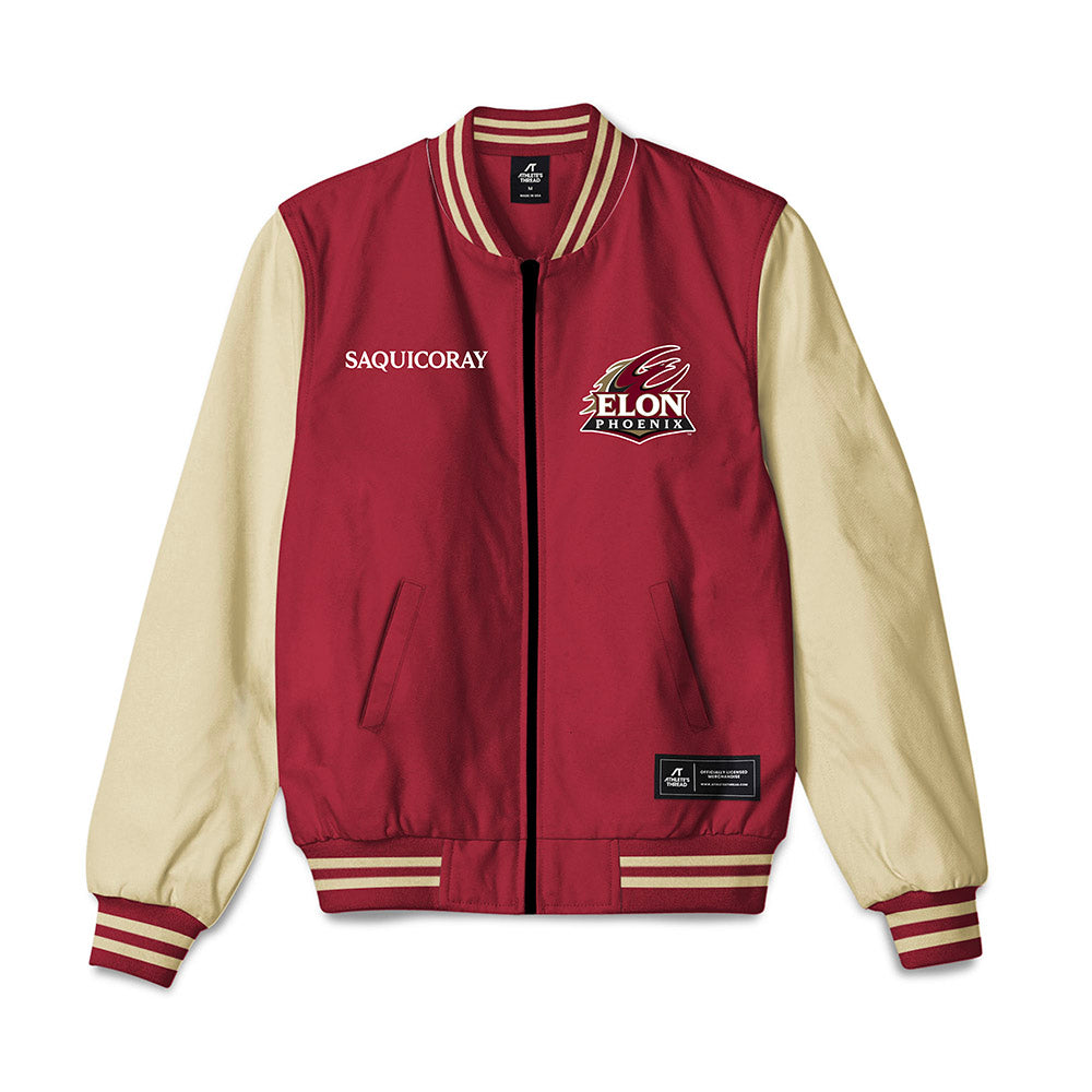 Elon - NCAA Men's Golf : Martin Saquicoray - Bomber Jacket-0