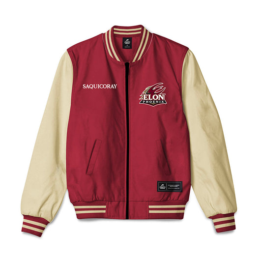 Elon - NCAA Men's Golf : Martin Saquicoray - Bomber Jacket-0