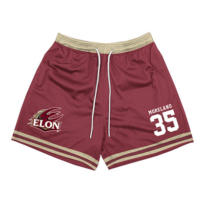 Elon - NCAA Football : Owen Moreland - Shorts-0
