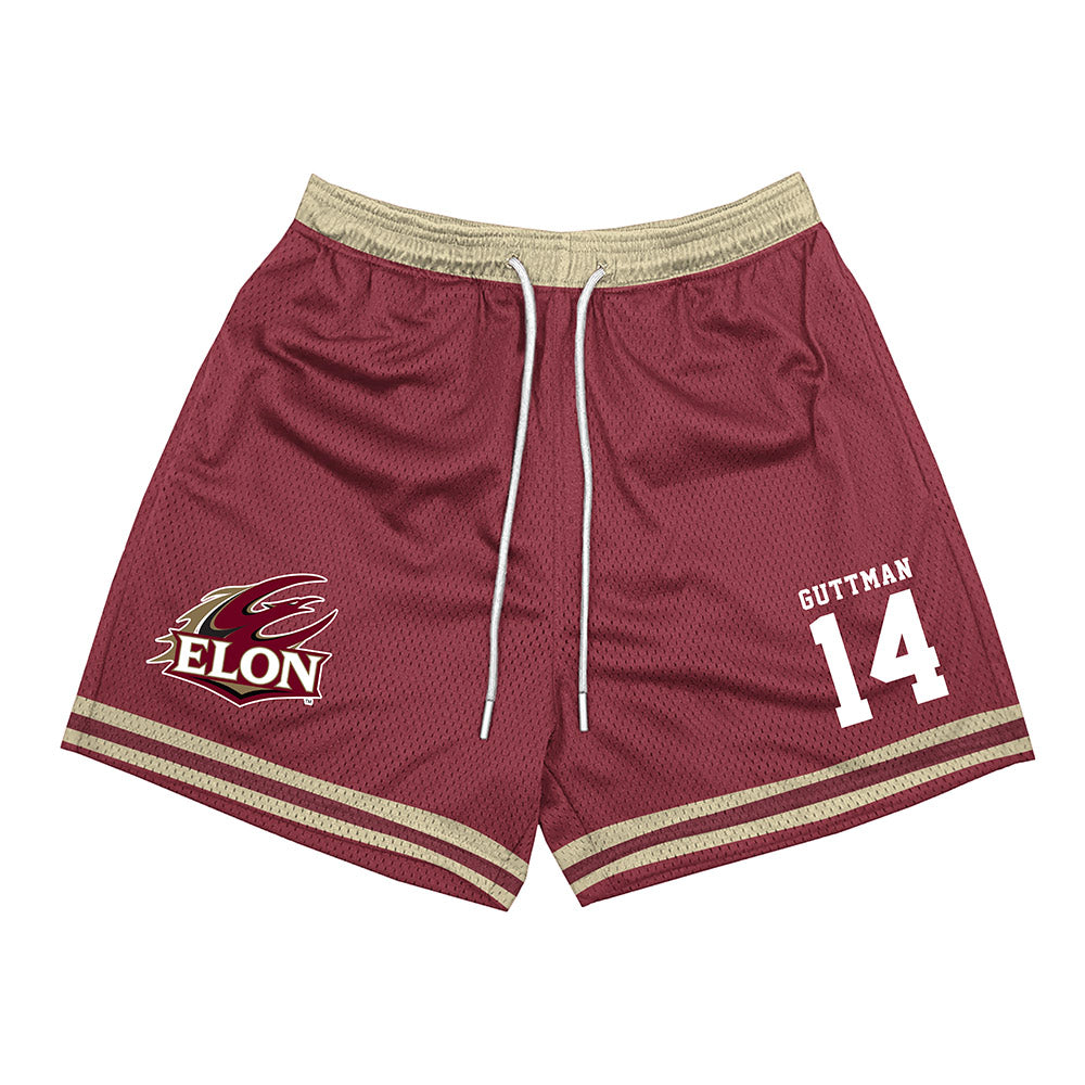 Elon - NCAA Football : Elijah Guttman - Shorts-0