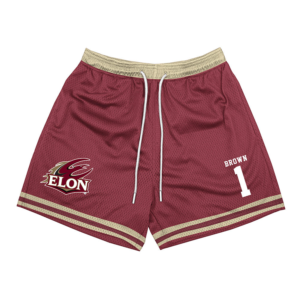 Elon - NCAA Football : Jevean Brown - Shorts-0