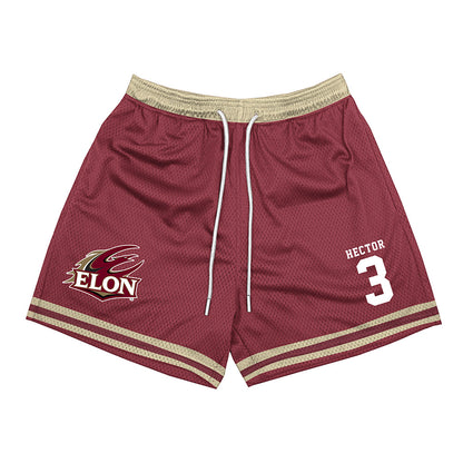 Elon - NCAA Football : Cj Hector - Shorts-0