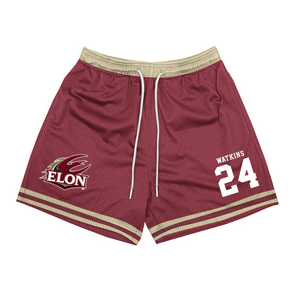 Elon - NCAA Women's Basketball : Tamia Watkins - Shorts-0