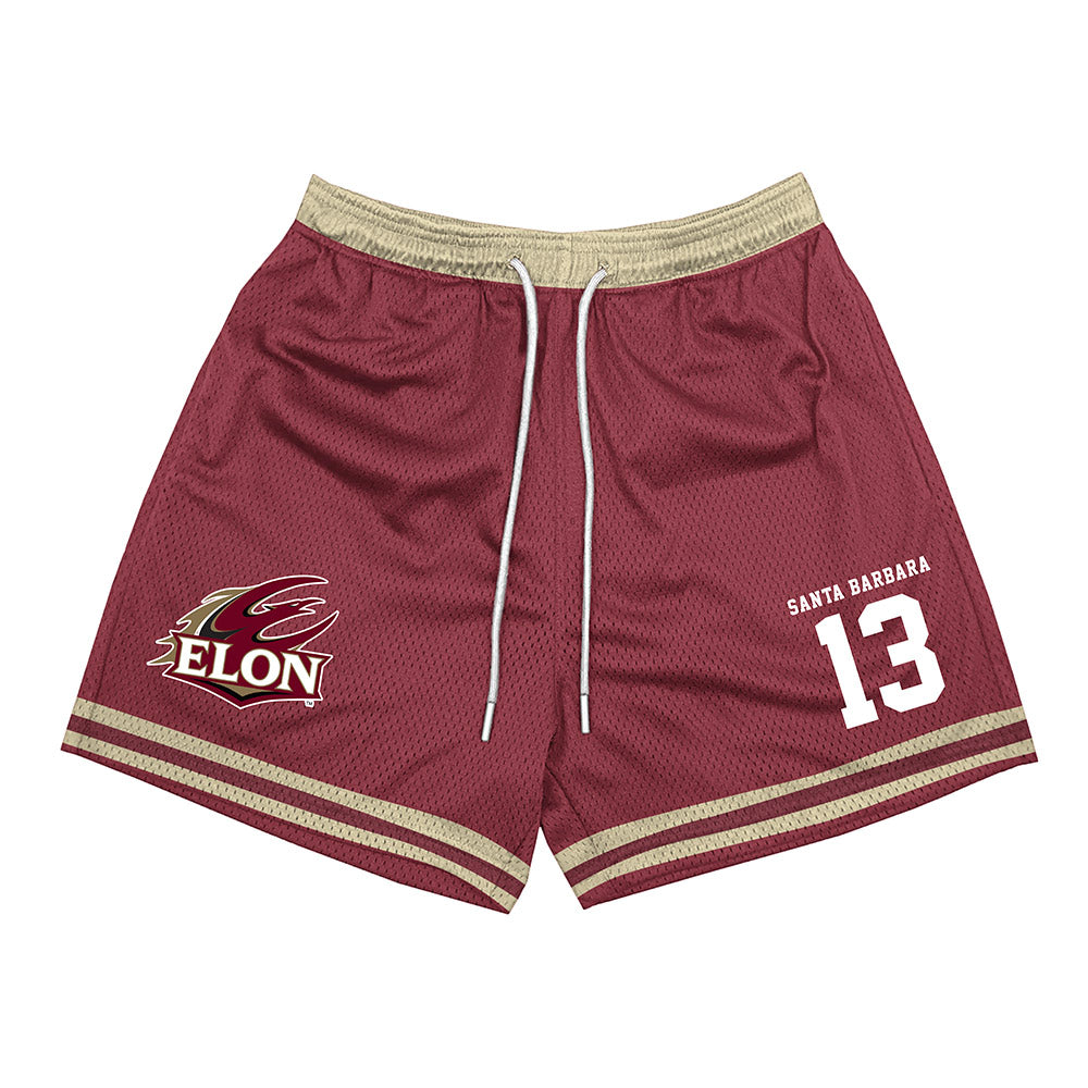 Elon - NCAA Women's Lacrosse : Mj Santa Barbara - Shorts-0