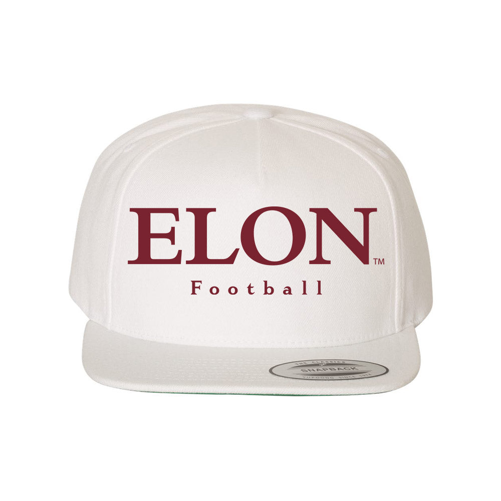 Elon - NCAA Football : Demari Lassiter - Snapback Hat-0