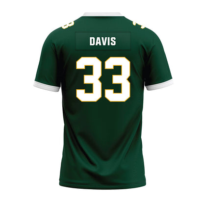 Baylor - NCAA Football : HD Davis - Green Premium Football Jersey-1