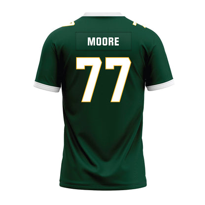 Baylor - NCAA Football : Logan Moore - Green Premium Football Jersey-1