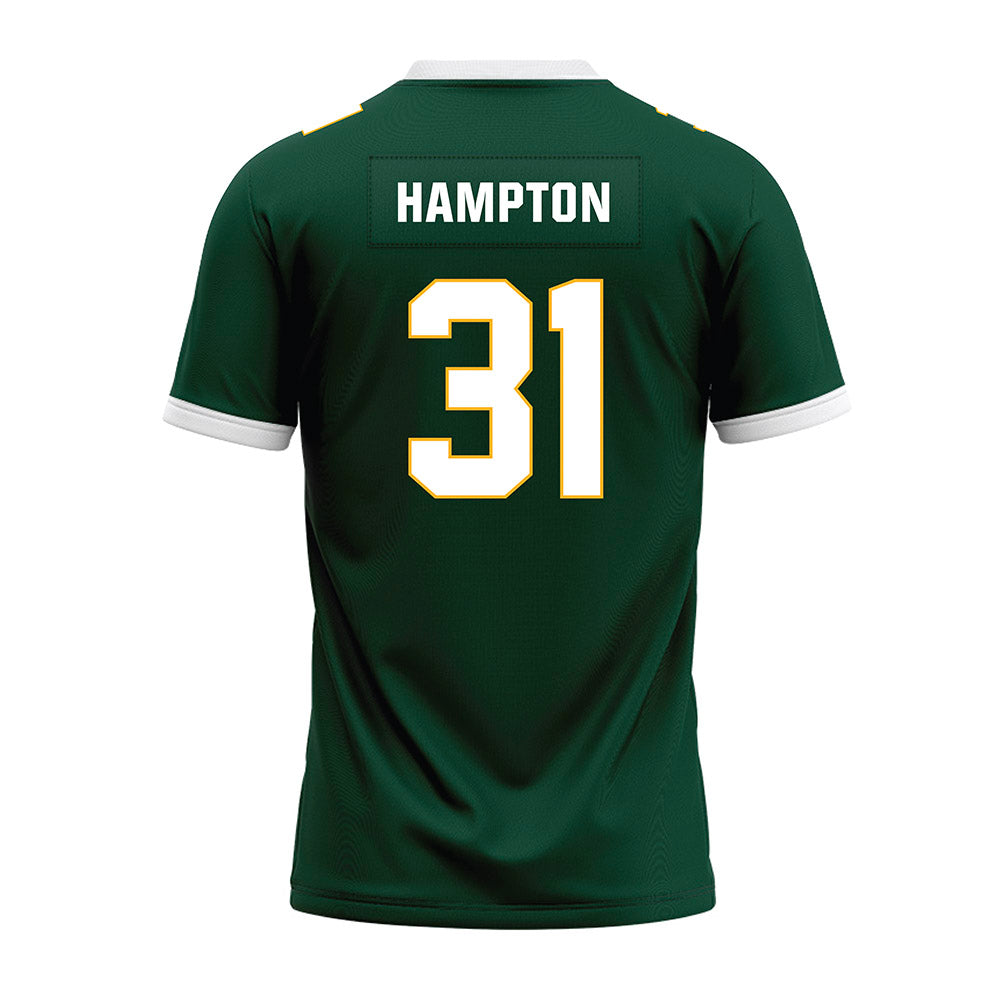 Baylor - NCAA Football : DeBraun Hampton - Green Premium Football Jersey-1
